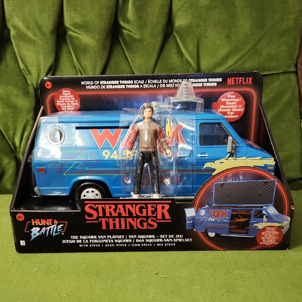 Stranger Things The Squawk Van Playset With Steve